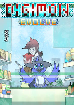 Digimon Evolve - Ch 1 Cover