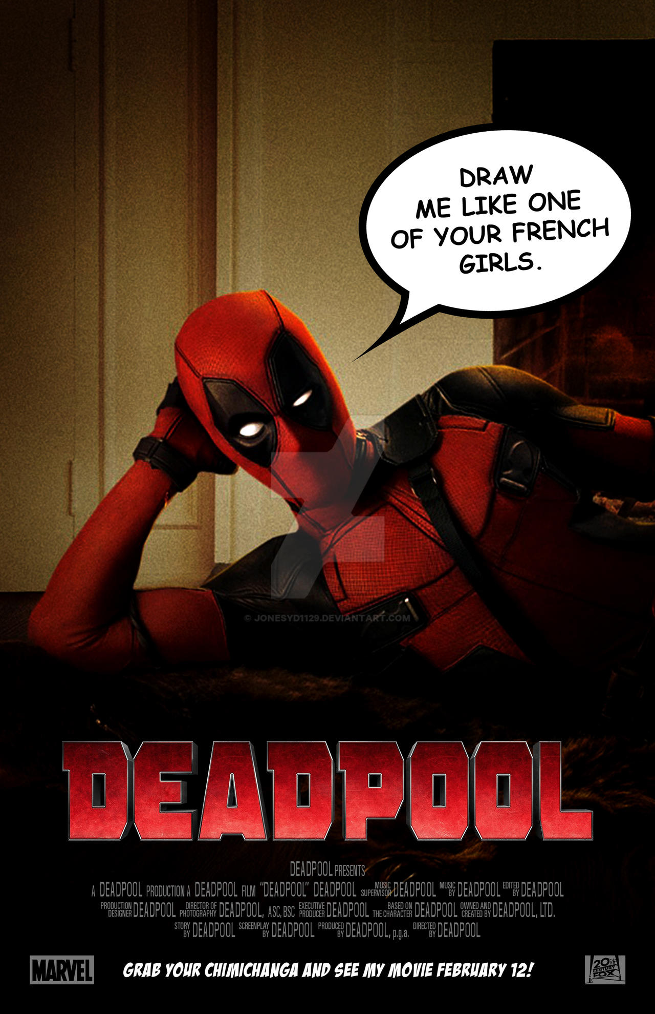Deadpool Teaser Poster by jonesyd1129 on DeviantArt