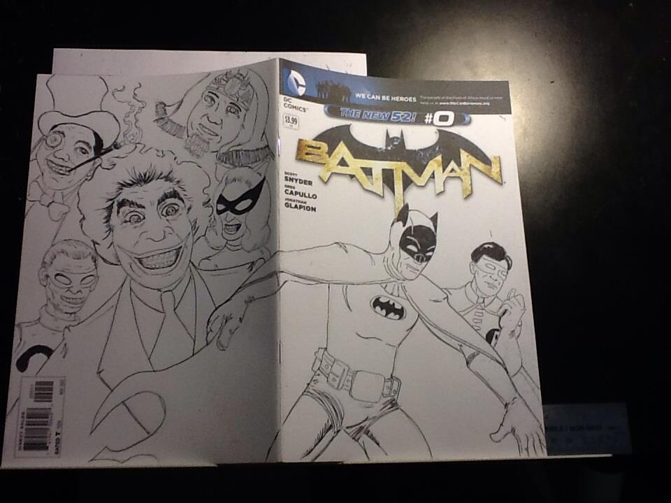 1960 Batman Sketch cover