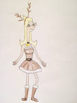 Candace Flynn dressed up as a reindeer girl by WebDevArt