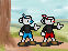 Cuphead and Mugman