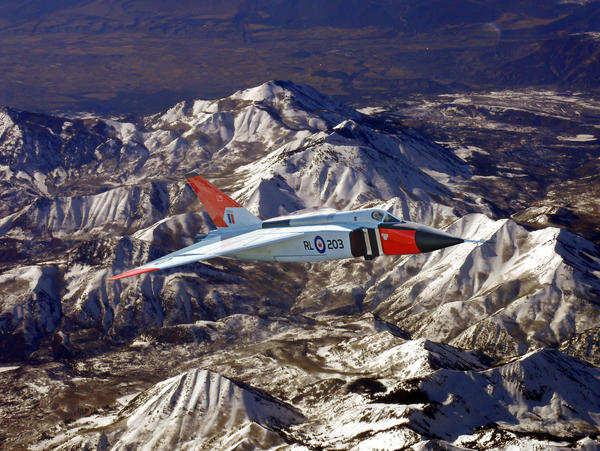 Avro Arrow in flight by PlunkettGW on DeviantArt