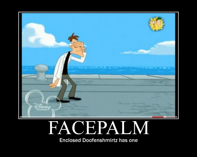 Doof Facepalm