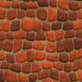 Red Wall Texture Cartoon Style