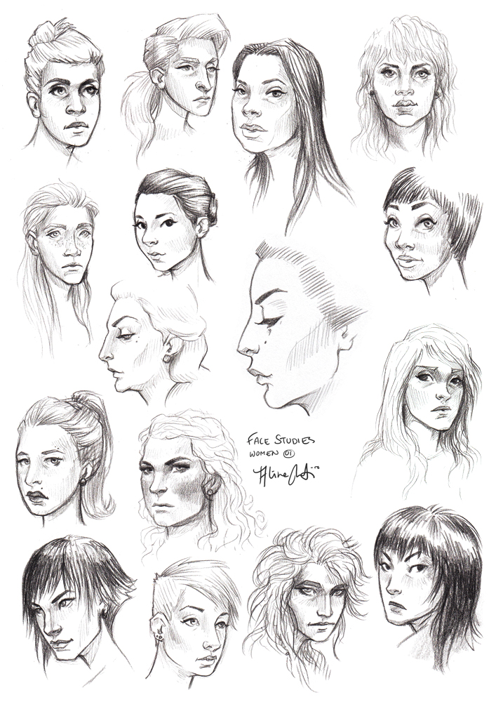 Face Studies Women 01