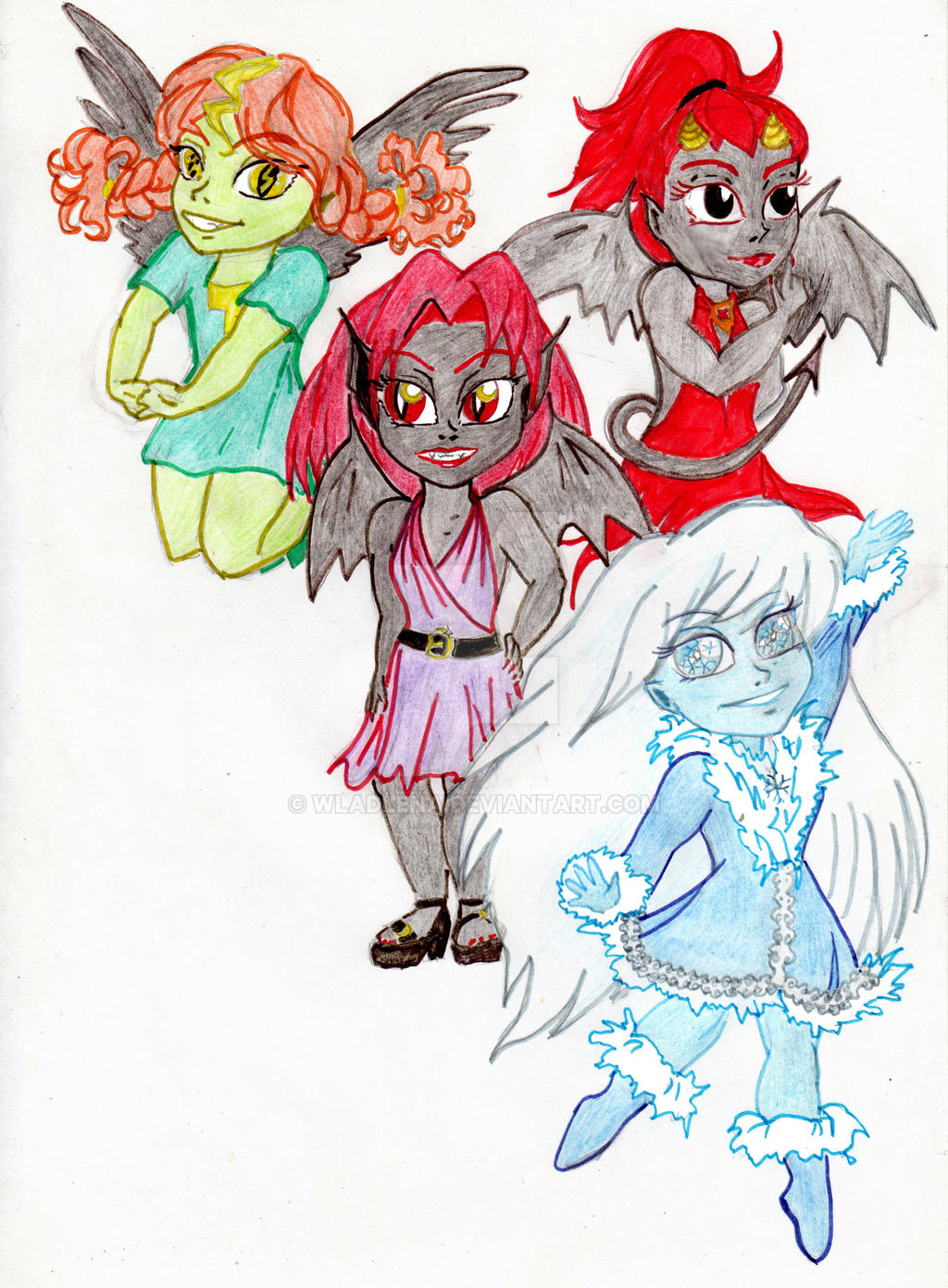 Imps (dark pixies) by Wladlena on DeviantArt