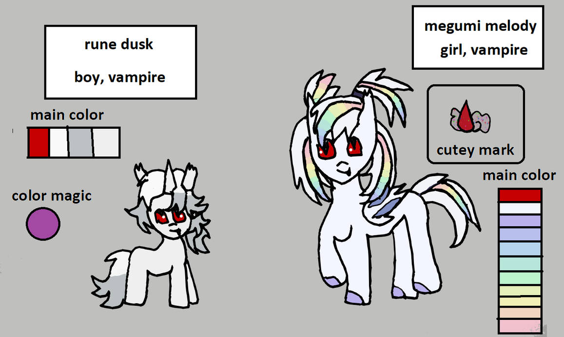 Megumi Melody And Rune Dusk by animevampiregirl25 on DeviantArt