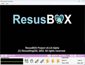 ResusBOX v0.4.9 with new game