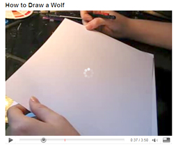 How 2 Draw a Wolf Part 2 Video