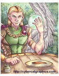 Watercolor Elf Lord by lady-cybercat