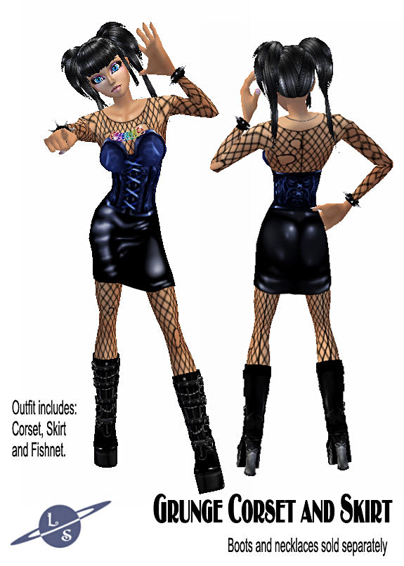 Grunge Corset and Skirt IMVU by lady-cybercat on DeviantArt