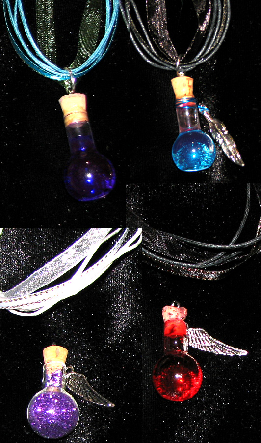 More Bottle Charm Pendants