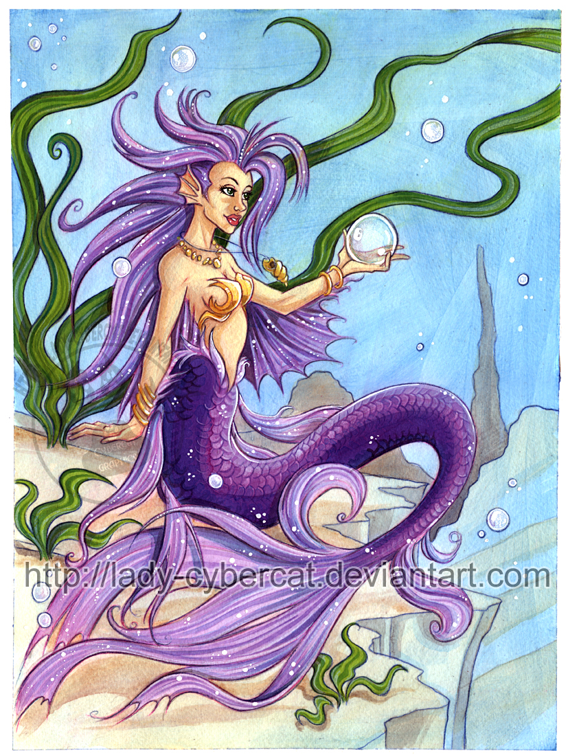 Mermaid Acrylic Painting