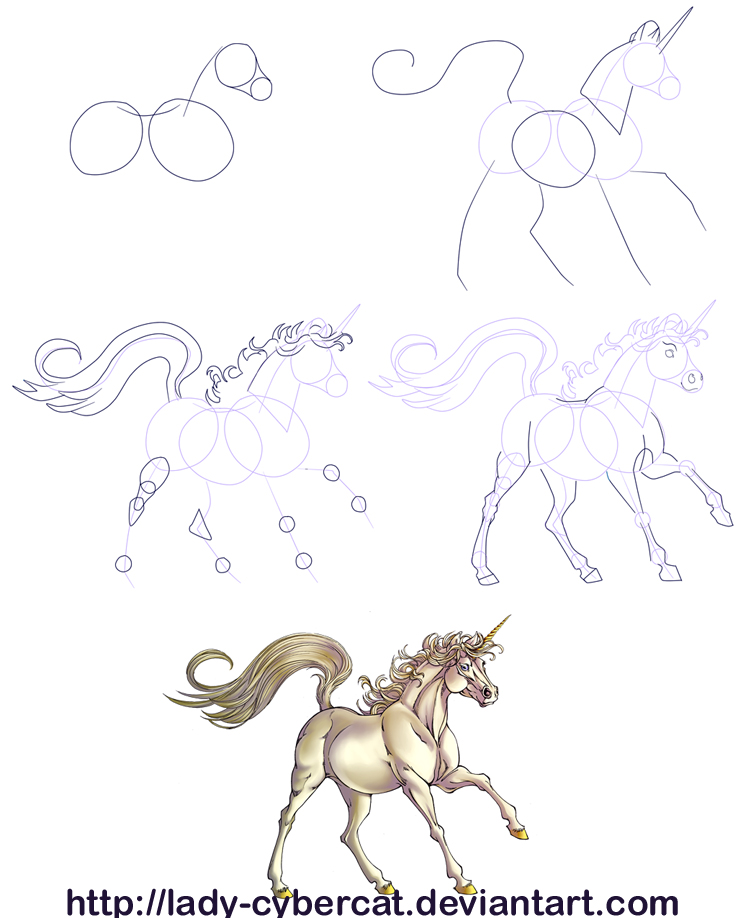 How To Draw A Unicorn For Kids Unicorn drawing, Easy drawings, Learn to draw