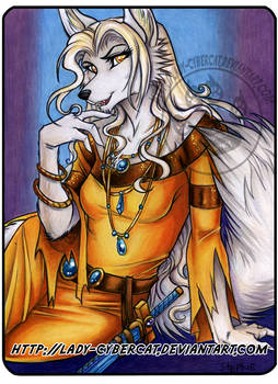 Ivory the White Wolf of Avalon