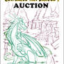 Marker Pencil Dragon Art Auction Bid on FA!