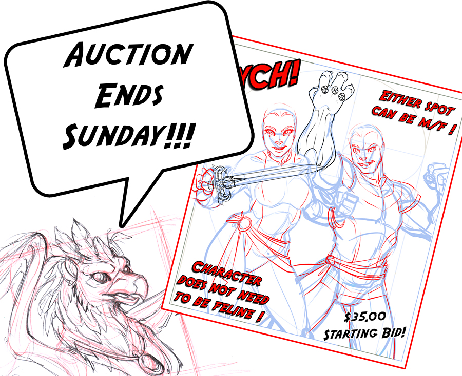 Thundercat Cosplay YCH Auction Ends Sunday !