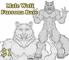 Male Wolf Adopt Base $1.00