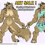 Mocha Wolf Adopt Flat Sale $85