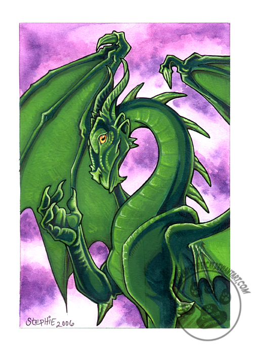 Acrylic Ink Dragon