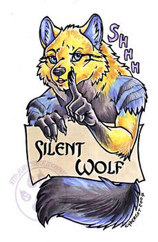 Silent Wolf Badge Done