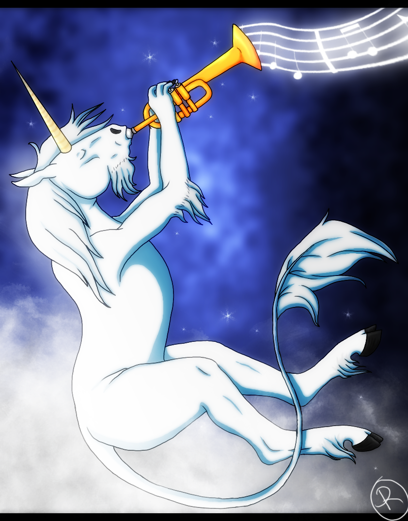 Trumpet Playing Unicorn