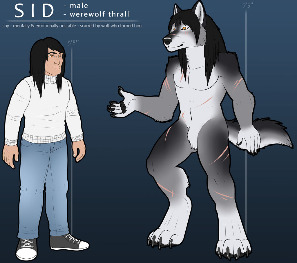 COMMISSION: Sid Werewolf Reference