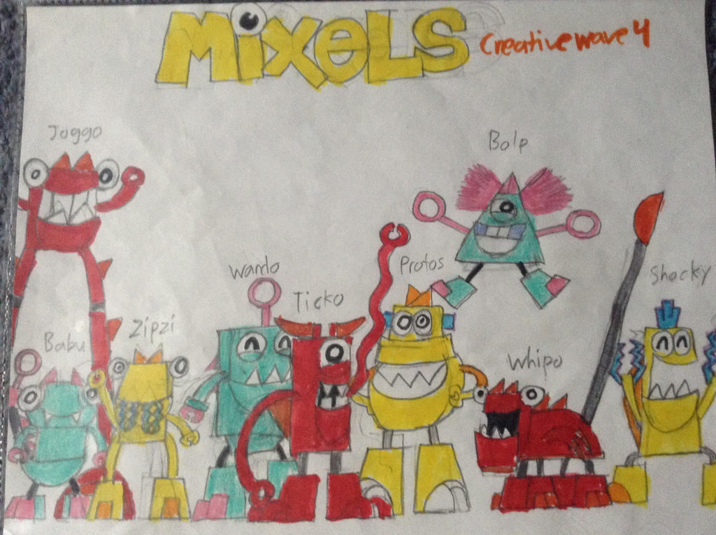 Mixels Character Design Creative Mixels Wave 4 by AngryBirdsandMixels1 on DeviantArt
