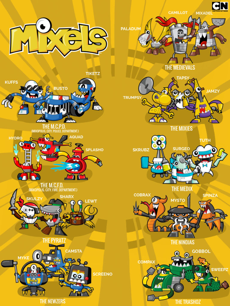 Mixels Volume 3 Poster by AngryBirdsandMixels1 on DeviantArt