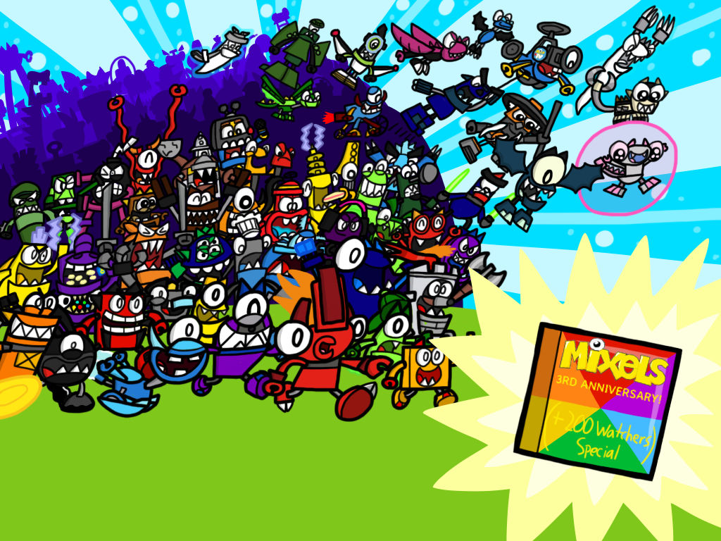 Happy 3rd Anniversary Mixels! (+200w Special) by AngryBirdsandMixels1 ...