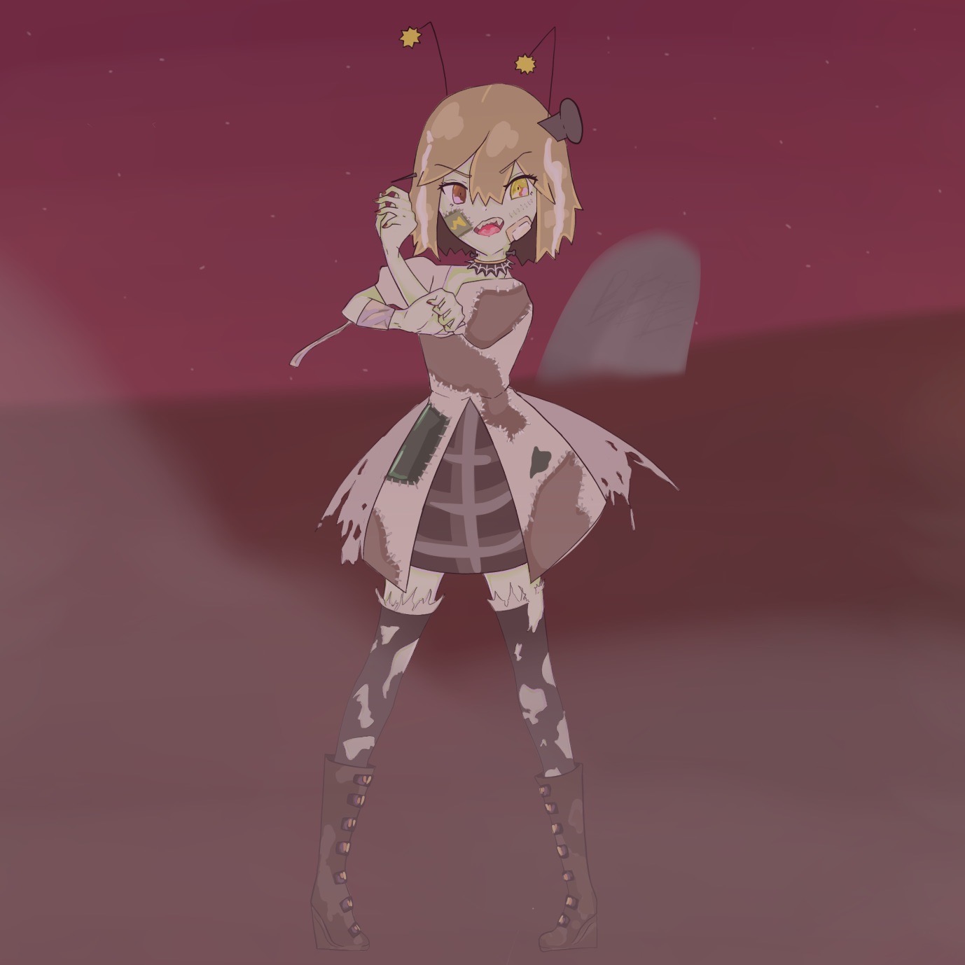 Zombee Razor Fish Zombee! by ririono on DeviantArt
