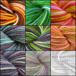 Hand Dyed Yarns 03-08