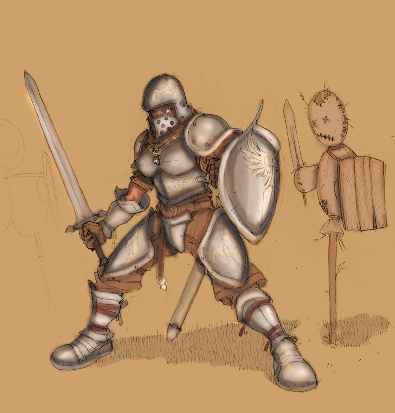 Female Knight Speed-paint