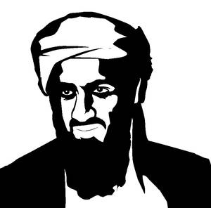 Osama Stencil