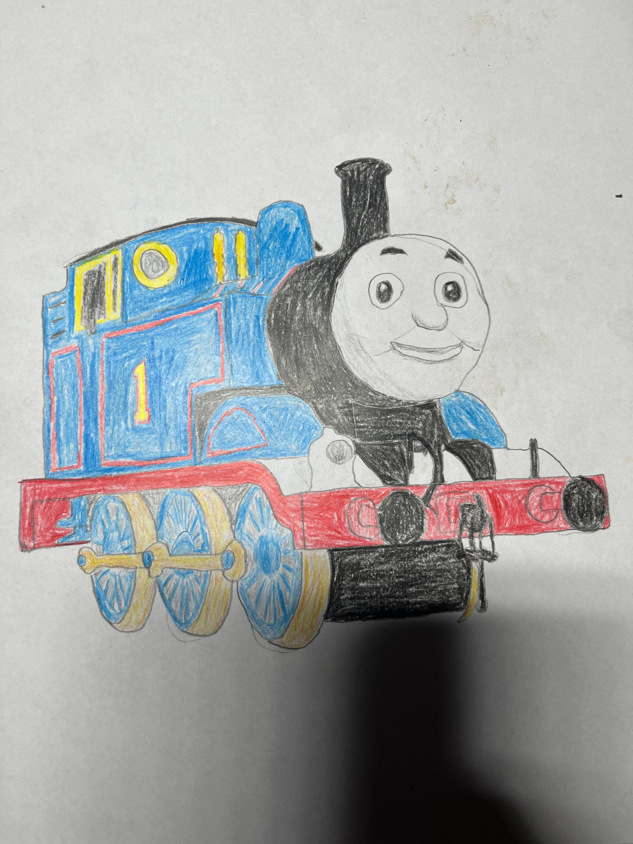 I drew Thomas by KacperB12 on DeviantArt