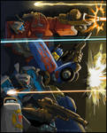 Nightbeat, Siren, and Hosehead by MattDrawsRobots