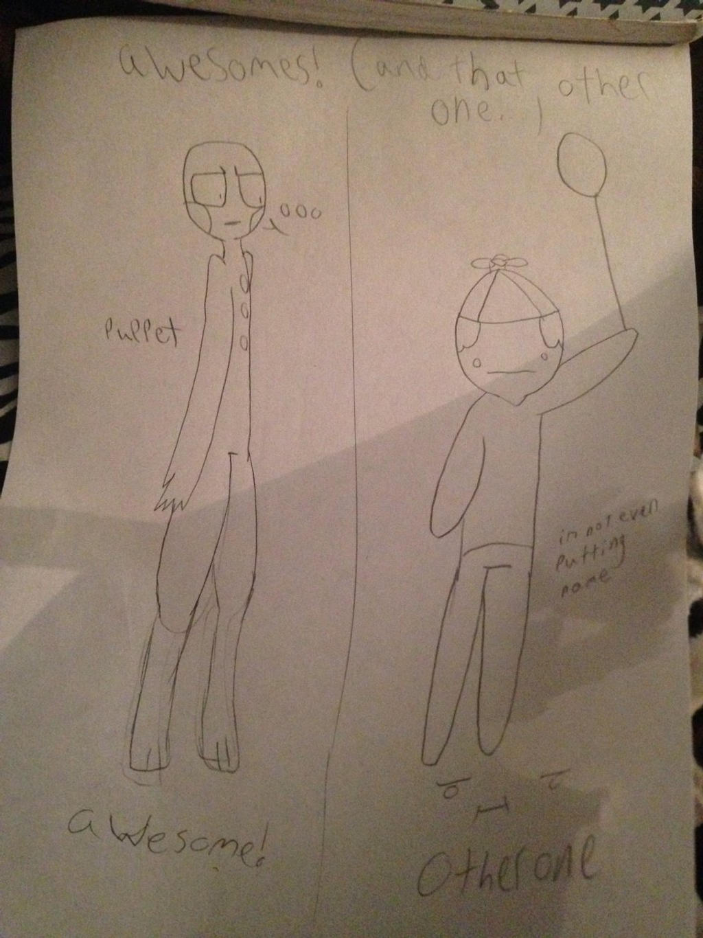 FnAf character chart 2 by ihasasock19 on DeviantArt