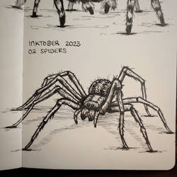 Inktober 02 Spiders 2/2