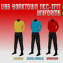 USS Yorktown uniforms
