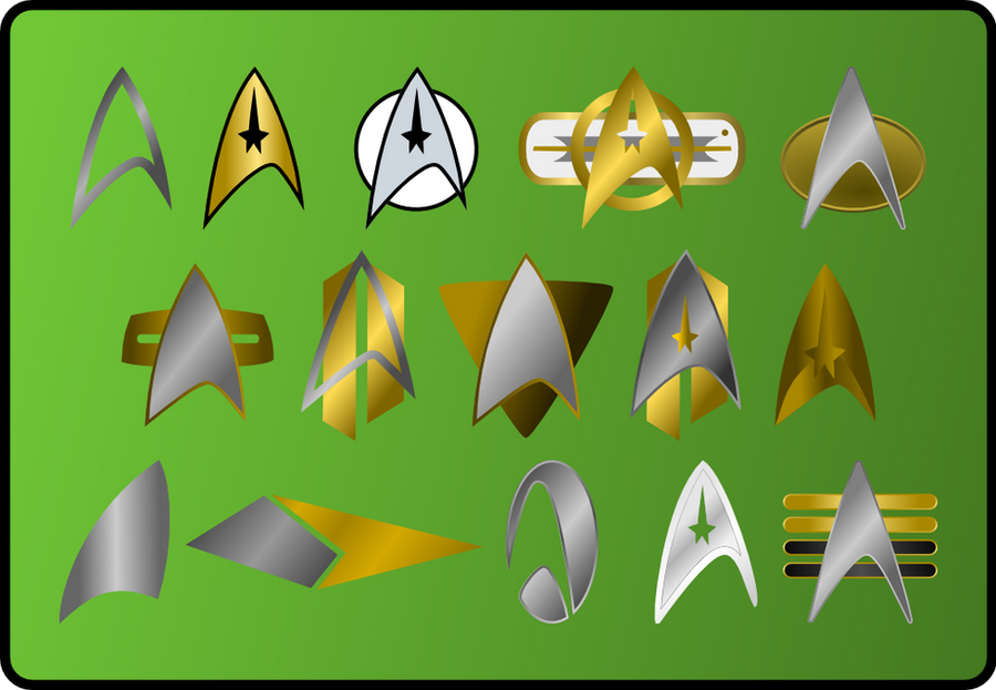 Star Trek Insignia And Combadges By Jonizaak On Deviantart