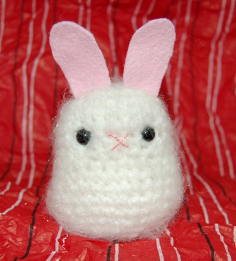 Amigurumi white Bunny