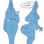 Blue diamond is a thiccgal