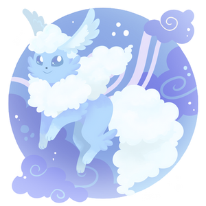 Fluffeon - Flying type Eeveelution Concept