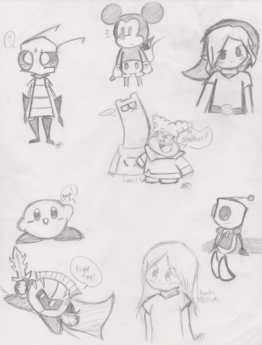 Random Drawings 10 by Celebi9 on DeviantArt