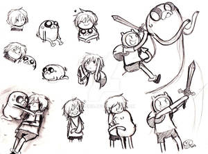 Finn and Jake sketches 2