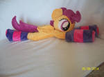 Scootaloo beanie plush with socks (commission) by SiamchuchusPlushies