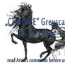 Saddlebred/Iberian CHROME Greyscale.