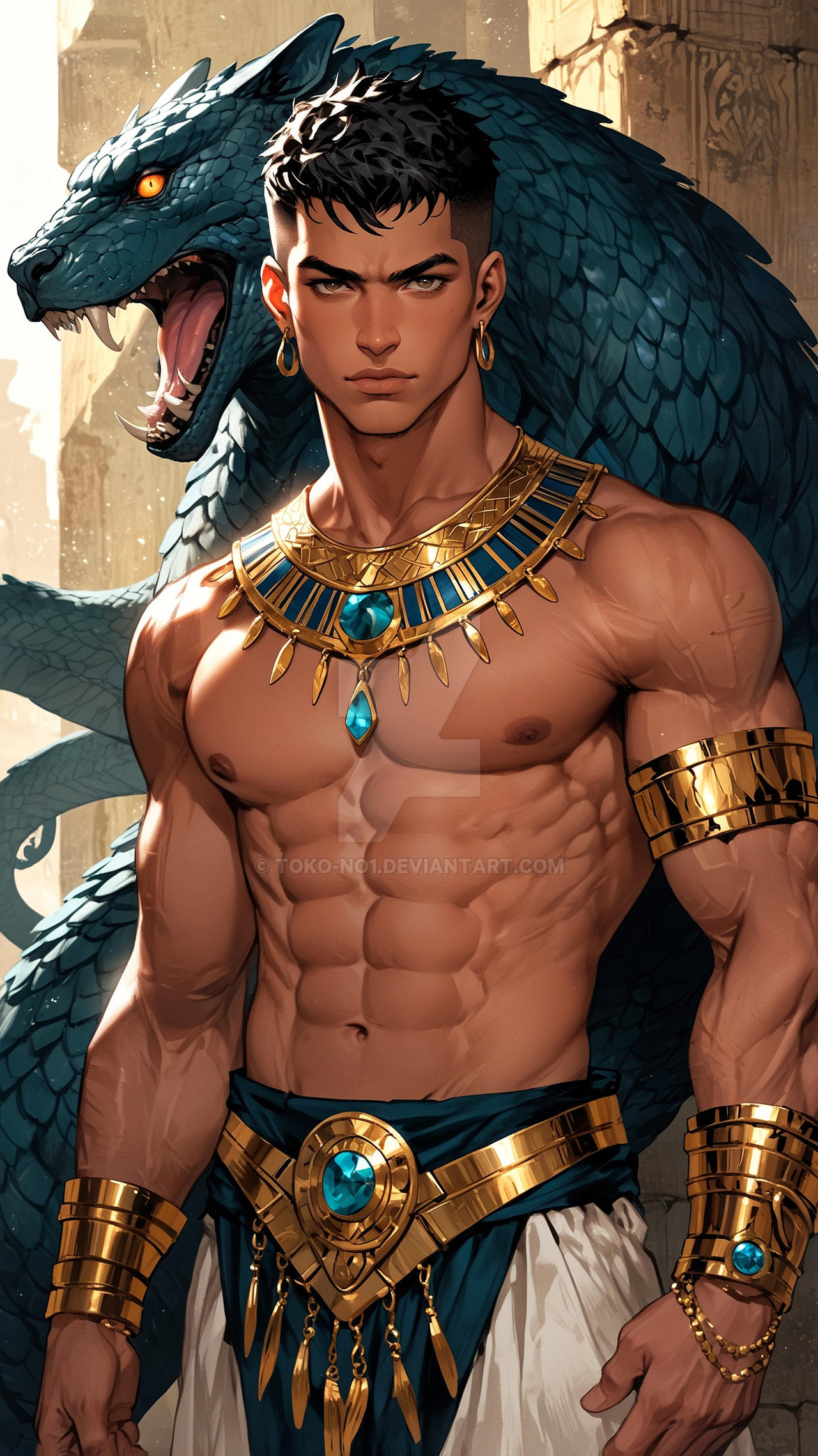 Serpent Avatar Golden Serpent Guardians by TOKO-No1 on DeviantArt