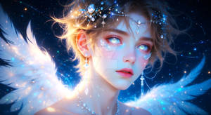 Celestial Angel Prince Fantasy Portrait