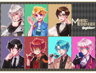 mystic messenger portraits